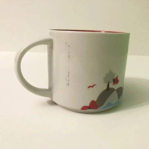 2015 Starbucks You Are Here Canada Mug 14 Oz Cup Faded Logo - Picture 2 of 15